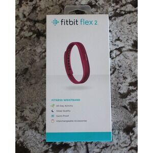 Fitbit Flex 2 Fitness Wristband Tracker Magenta Health Activity Sleep Sports